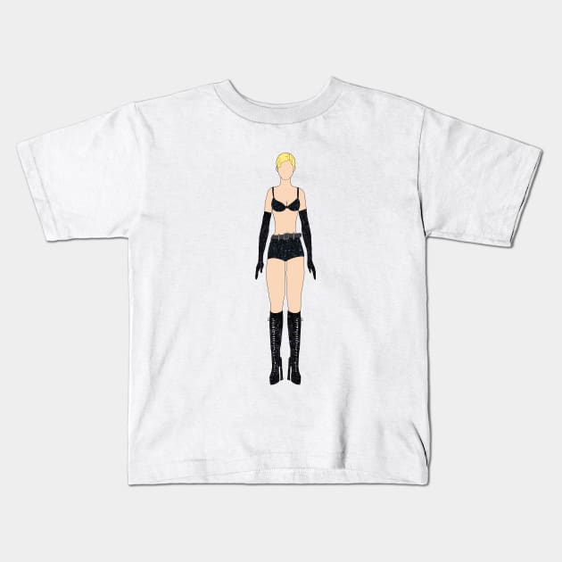 Girlie Show Kids T-Shirt by notsniwart